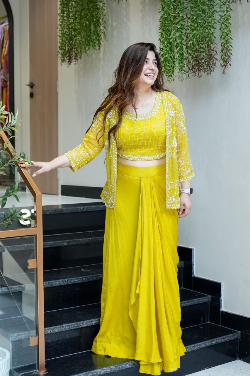 Indo Western Dhoti Set - Festive Wear